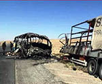 حادثۀ ترافيکى ٦٤ کشته و مجروح برجا گذاشت
